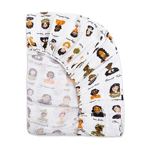 Babyletto Organic Cotton Crib Sheet - Women in History