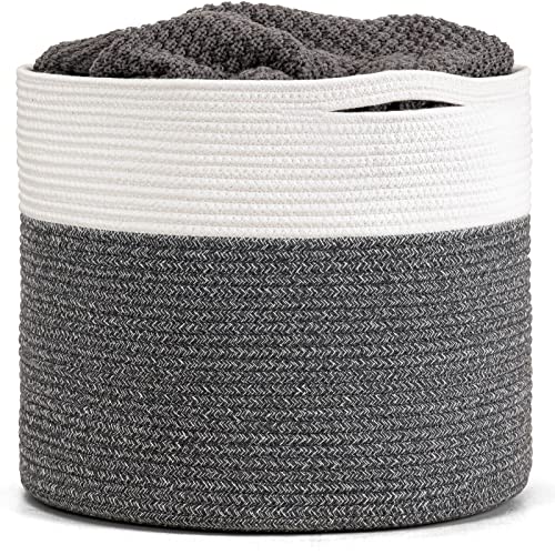 Goodpick Large Cotton Rope Basket - Gray