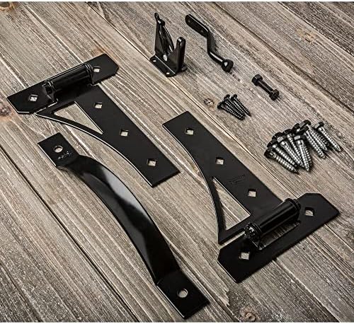 National Hardware Gate Kit N109-314 with Latch Hinges and Pull