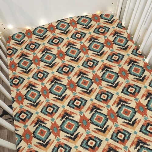 Native American Tribal Totem Baby Crib Sheets 28x52